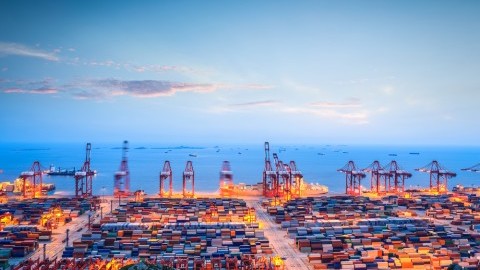 Shanghai container terminal
