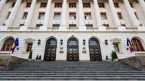 The National Bank of Romania in Bucharest