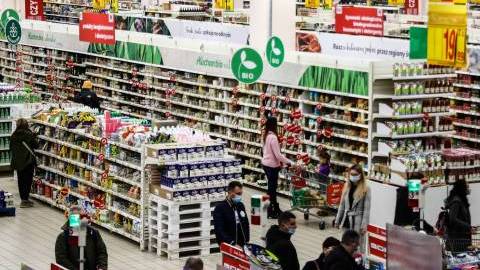 Increases in the prices of food and beverages were a bit higher than estimates