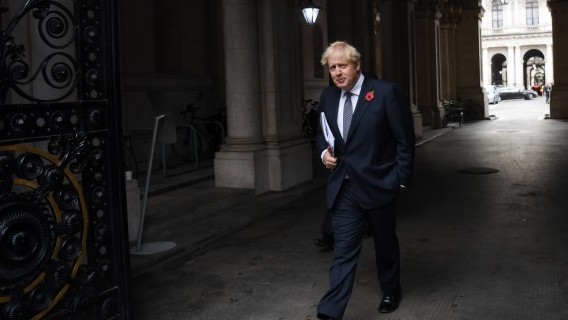 Britain's Prime Minister Boris Johnson leaves after attending a cabinet meeting in London Source: Shutterstock