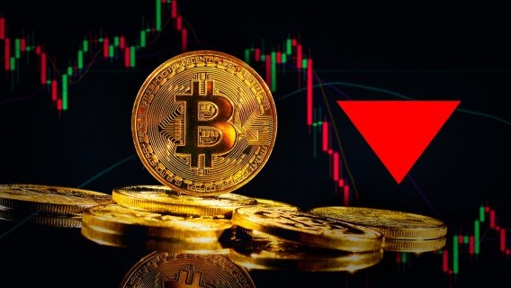 While the NASDAQ composite stock index has lost about a third since November last year, bitcoin has lost double that Source: