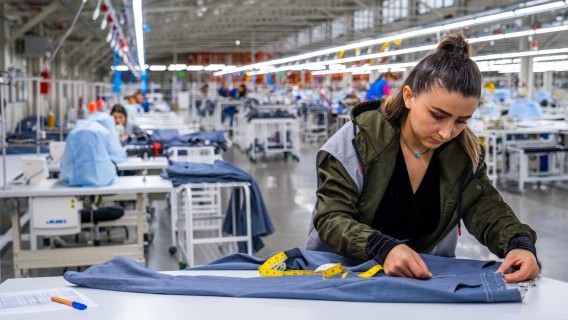 The textile and apparel sector is in contraction territory