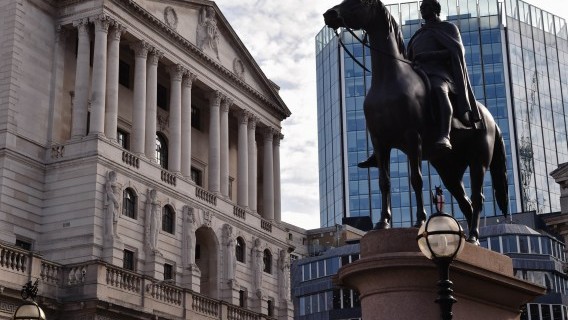The Bank of England in London