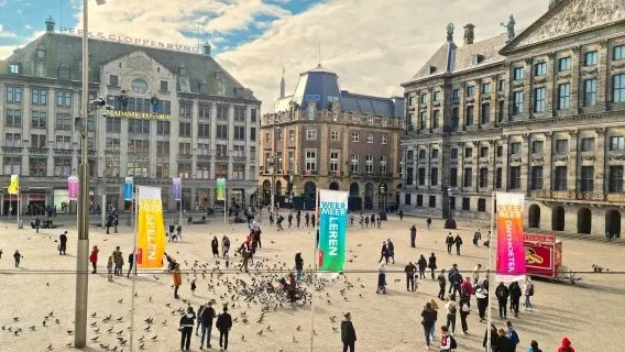 Dam Square in Amsterdam