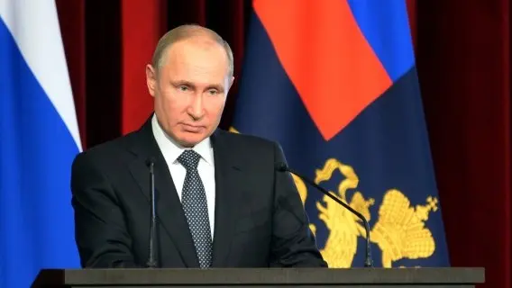 Russian President, Vladimir Putin, February 2018
