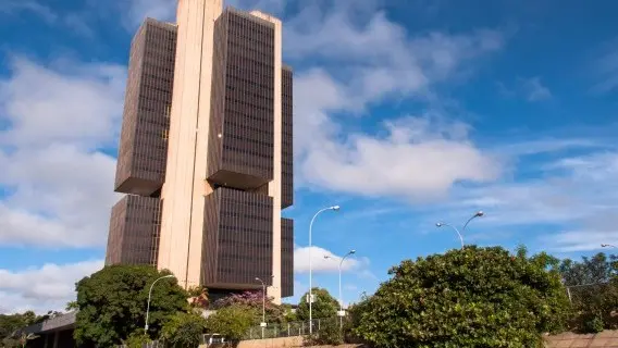 Central Bank of Brazil headquarters in Brasilia