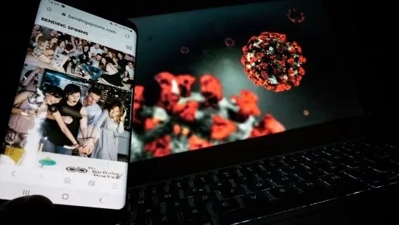 Illustration: Data on the spread of Covid-19 is being collected on smartphones