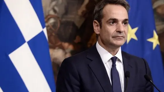 Greek Prime Minister Kyriakos Mitsotakis