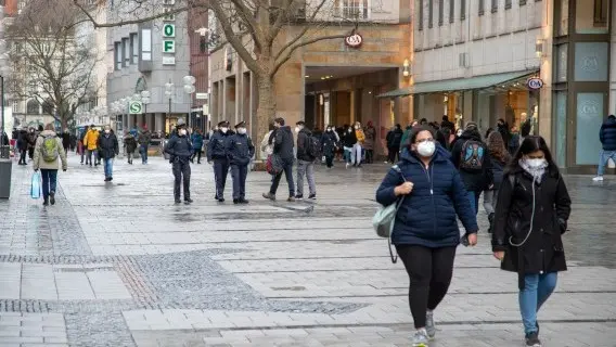 Shoppers in Munich