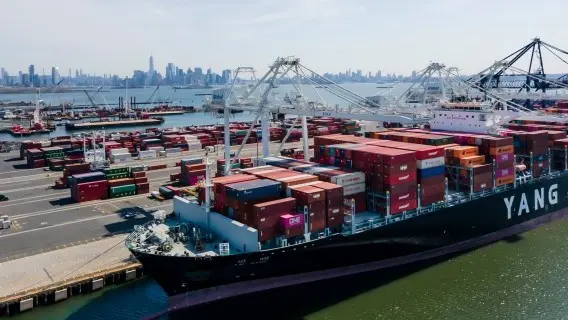 Shipping containers in New York