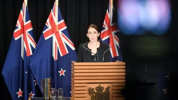 New Zealand Prime Minister Jacinda Ardern in Wellington, capital of New Zealand