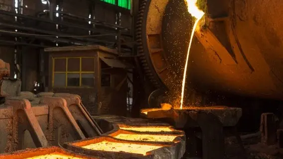 Copper smelting plant