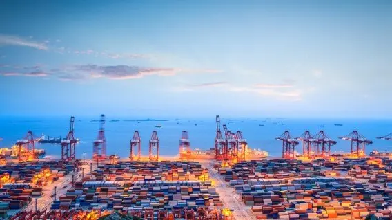Shanghai container terminal