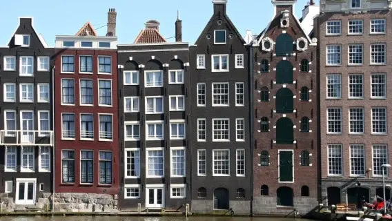 Row of houses in Amsterdam