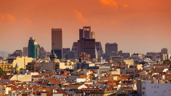 Madrid skyline