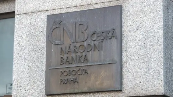 Czech National Bank building in Prague