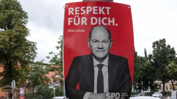 German SPD leader Olaf Scholz