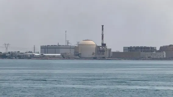 Bushehr nuclear power plant in Iran