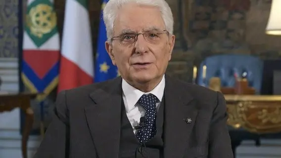 Italian President Sergio Mattarella was re-elected as President