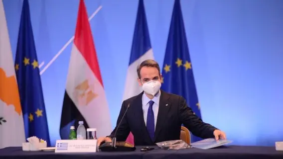 Greek Prime Minister Kyriakos Mitsotakis