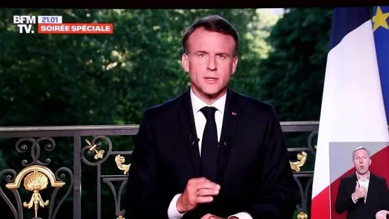 French President Emmanuel Macron's approval rating has dropped to the lowest level since 2018.