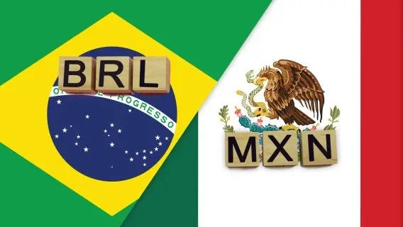 Rates for the central bank of Mexico are near a bottom, whereas the central bank of Brazil has room to cut rates