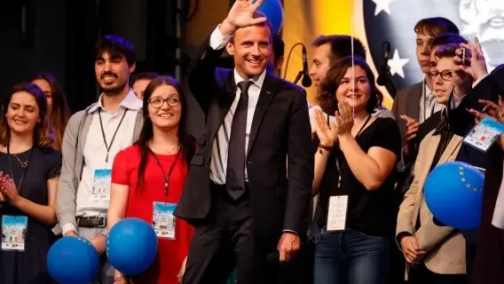 All the world's a stage for French President, Emmanuel Macron