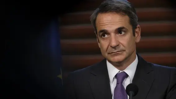 Greece's prime minister Kyriakos Mitsotakis