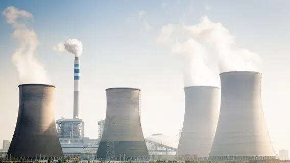 A nuclear power plant Dukovany, Czech Republic