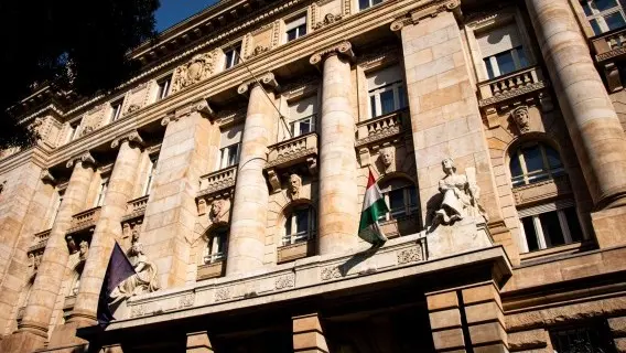 The National Bank of Hungary in Budapest