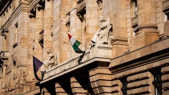 The National Bank of Hungary in Budapest