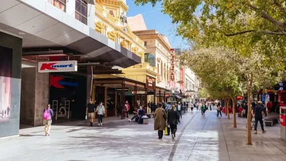 Maybe Australia's inflation data isn't as good as it may first look. Pictured: shoppers in Adelaide.