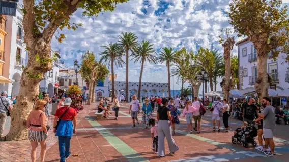 Tourists enjoying Spain as the sector settles back into a more sustainable pace of growth