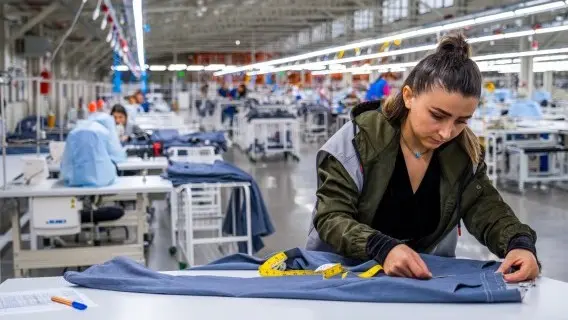 The textile and apparel sector is in contraction territory
