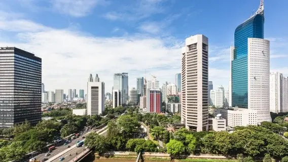 Jakarta, the capital of Indonesia