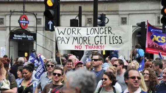 Most trade unions have continuously lost members since the start of the century