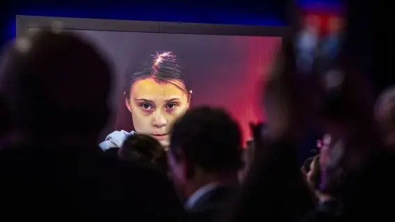 The climate activist, Greta Thunberg