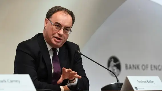 Bank of England Governor, Andrew Bailey