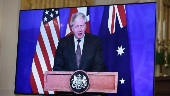 The UK Prime Minister, Boris Johnson
