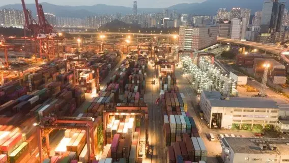 Hong Kong's Container Ports Remain Busy Despite Supply Chain Woes, China - Sep 2021