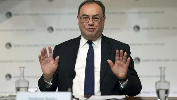 Governor of the Bank of England Andrew Bailey