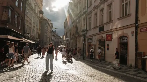 Prague, Czech Republic. We continue to prefer the koruna in the current environment