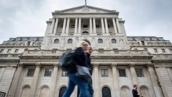 The Bank of England in London