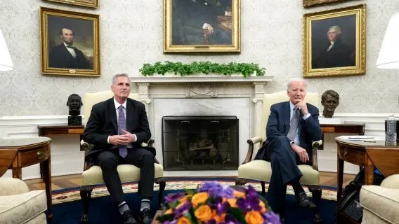 US President Joe Biden met with Speaker Kevin McCarthy at the White House yesterday