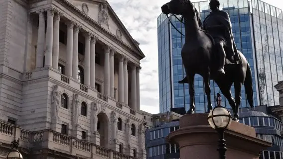 The Bank of England in London