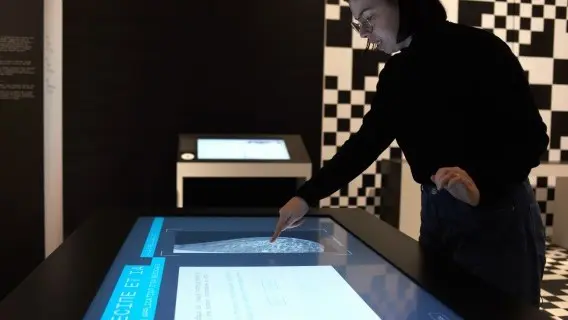 Testing out an app designed to assist doctors in detecting illnesses – just one of the ways in which AI could potentially be used to support the healthcare sector