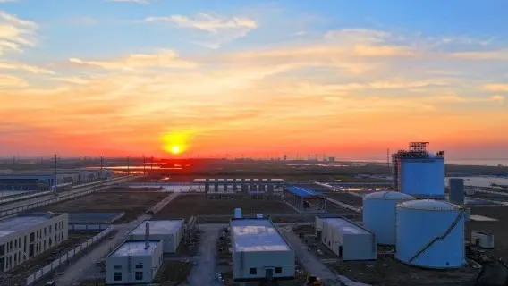 LNG storage and distribution station project in Lianyungang City, China