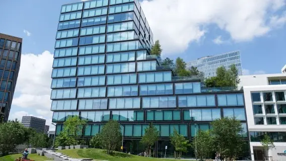 The Terrace Tower development is a recent addition to Amsterdam's commercial real estate space