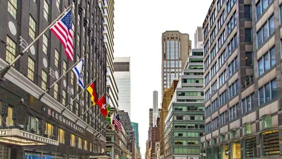 One of Manhattan's main shopping streets