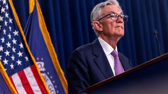 Federal Reserve Chair, Jerome Powell. We think the central bank's set on another rate cut next week regardless of whether the US election ushers in a win for Kamala Harris or Donald Trump